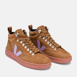 Veja - Roraima Nubuck High-Top Sneakers in Brown Lavande - US 7